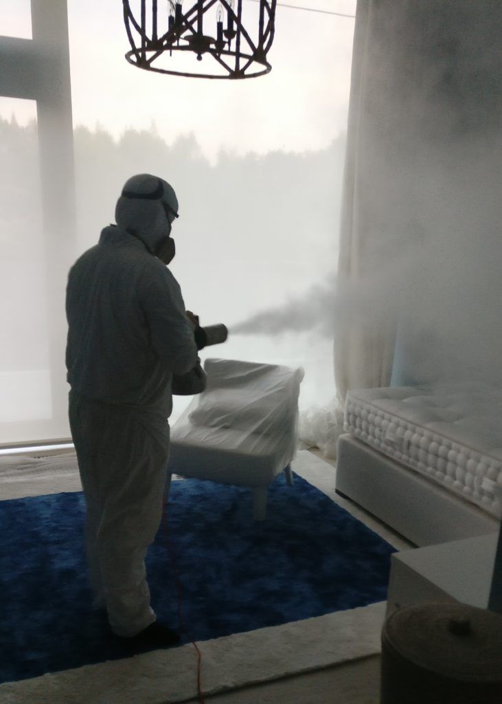 Сухой туман от запахов. Обработка сухим туманом в Томске.